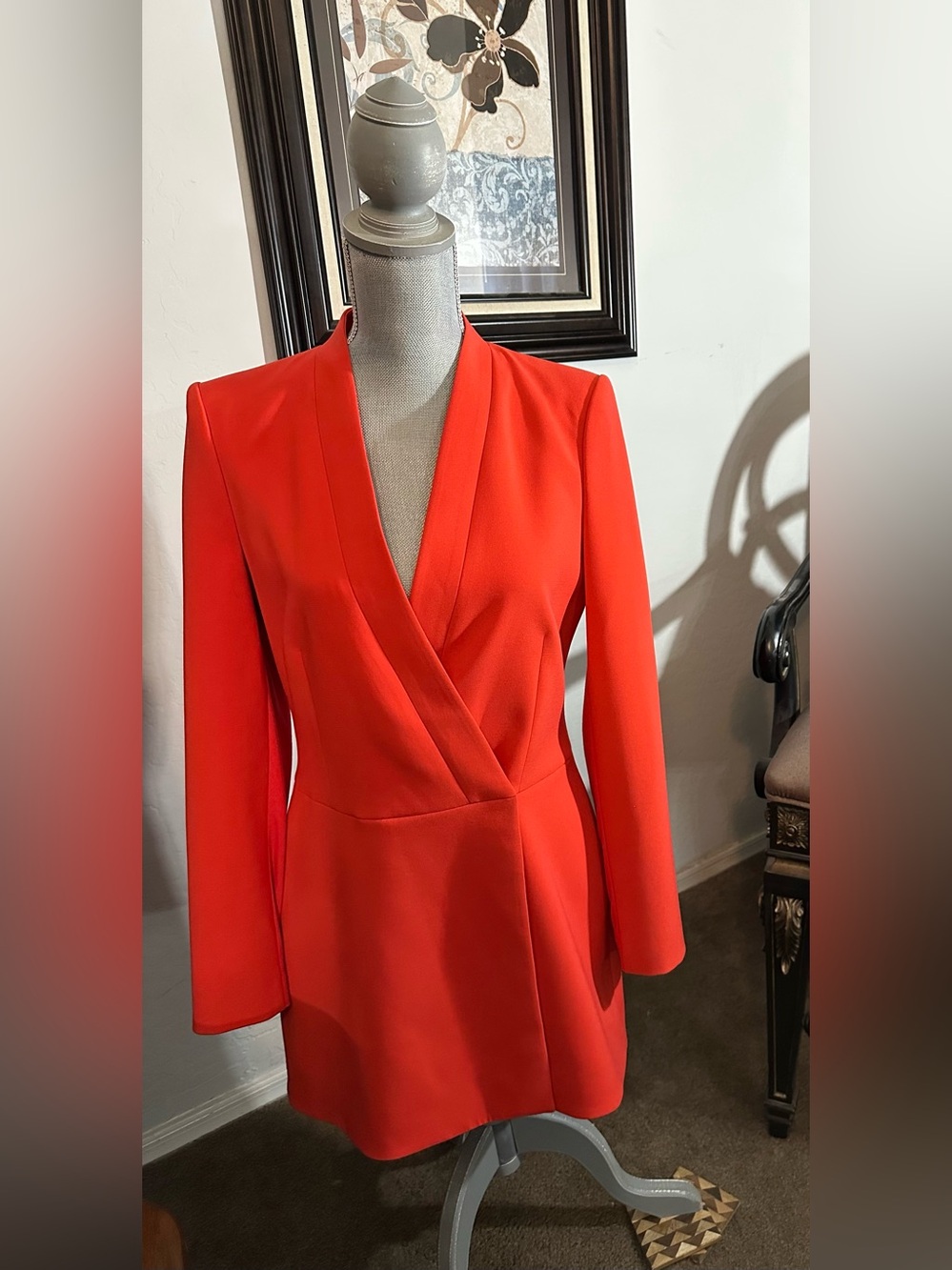 NWT BCBGMAXAZRIA Waleska
Jacket Mini Dress in Poppy Red